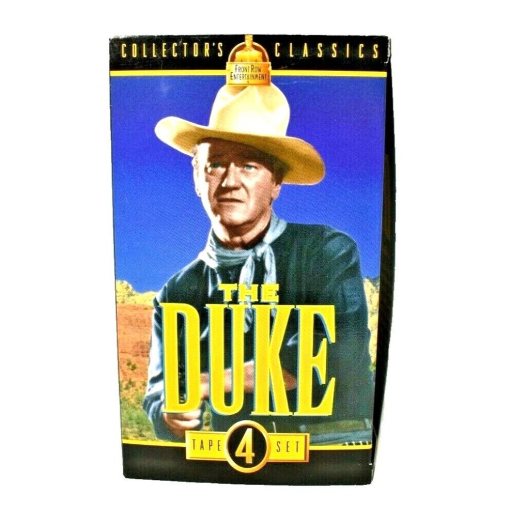 The Duke 4 Tape Box Set VHS, 2000 Collectors Classics John Wayne